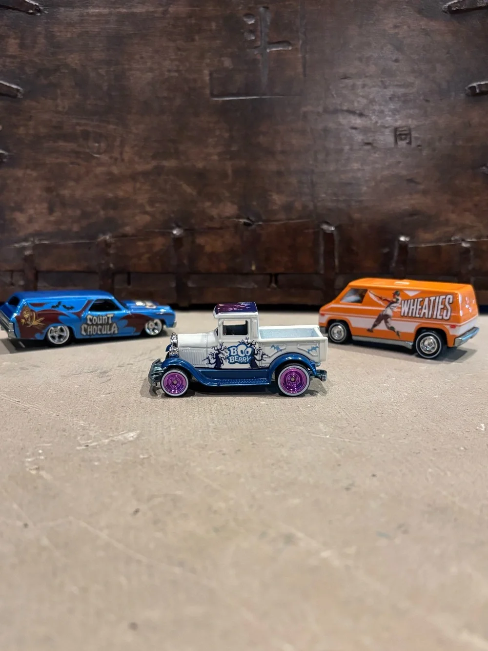 Hot Wheels 2011 General Mills Cereal Die-Cast Metal Car Series. Lot of 3
